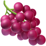 IOS/Apple grapes emoji image