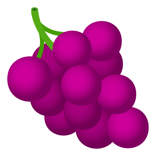 JoyPixels grapes emoji image
