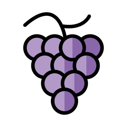 Openmoji grapes emoji image