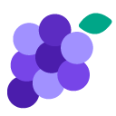 Toss grapes emoji image