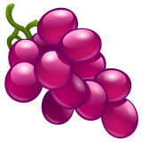 Whatsapp grapes emoji image