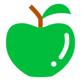 Docomo green apple emoji image