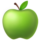 IOS/Apple green apple emoji image