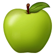 Samsung green apple emoji image