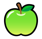 SoftBank green apple emoji image
