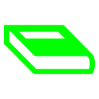 au by KDDI green book emoji image