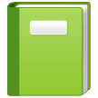 Samsung green book emoji image