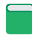 Toss green book emoji image