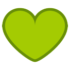 HTC green heart emoji image