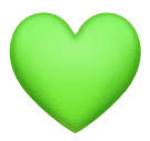 Huawei green heart emoji image