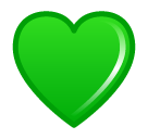 SoftBank green heart emoji image