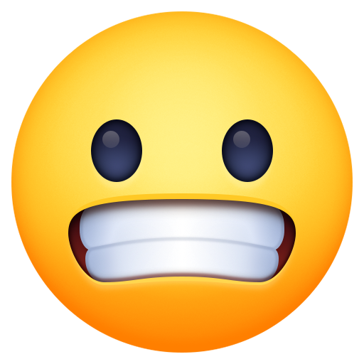 Facebook Grimacing Face emoji image