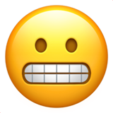 IOS/Apple Grimacing Face emoji image