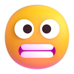 Microsoft Teams Grimacing Face emoji image