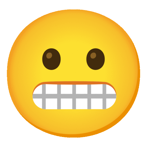 Noto Emoji Animation Grimacing Face emoji image