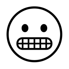 Noto Emoji Font Grimacing Face emoji image