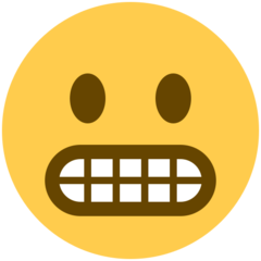 Twitter Grimacing Face emoji image