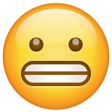 Whatsapp Grimacing Face emoji image