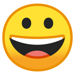 Google Grinning Face emoji image
