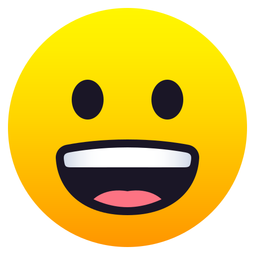 JoyPixels Grinning Face emoji image