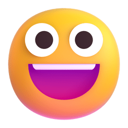 Microsoft Teams Grinning Face emoji image