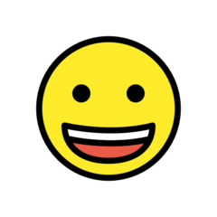 Openmoji Grinning Face emoji image
