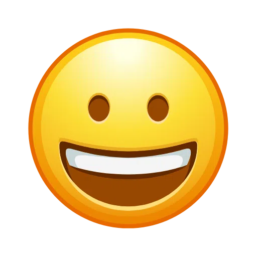 Telegram Grinning Face emoji image