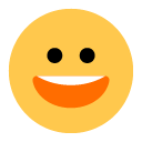Toss Grinning Face emoji image