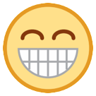 HTC grinning face with smiling eyes emoji image