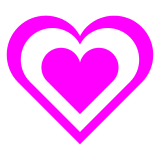 Docomo growing heart emoji image