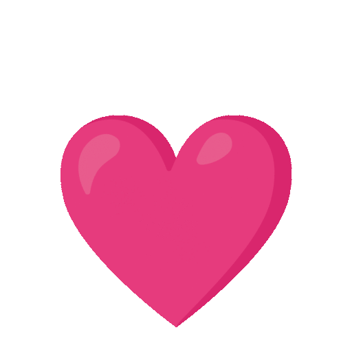 Noto Emoji Animation growing heart emoji image
