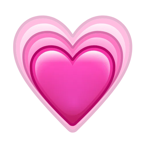 Telegram growing heart emoji image