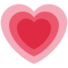 Twitter growing heart emoji image