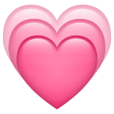 Whatsapp growing heart emoji image