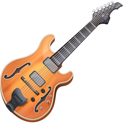 Facebook guitar emoji image