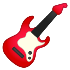 Google guitar emoji image