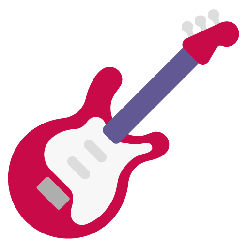 Microsoft guitar emoji image