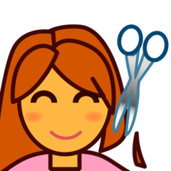 Emojidex haircut emoji image