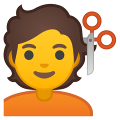 Google haircut emoji image