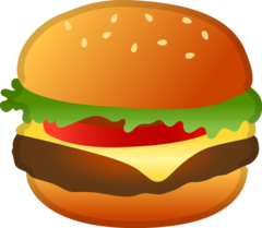 Google hamburger emoji image