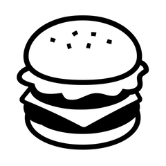 Noto Emoji Font hamburger emoji image
