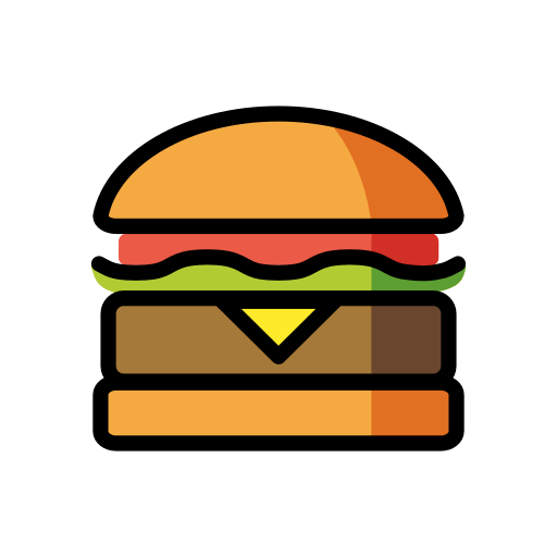 Openmoji hamburger emoji image