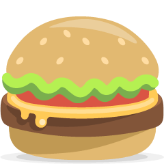 Skype hamburger emoji image