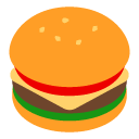 Toss hamburger emoji image