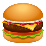 Whatsapp hamburger emoji image