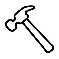 Noto Emoji Font hammer emoji image