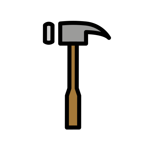 Openmoji hammer emoji image
