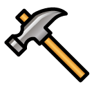 SoftBank hammer emoji image
