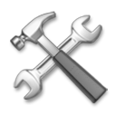 LG hammer and wrench emoji image