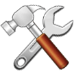 Samsung hammer and wrench emoji image